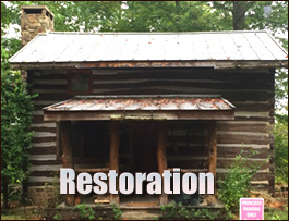 Historic Log Cabin Restoration  Ariton, Alabama